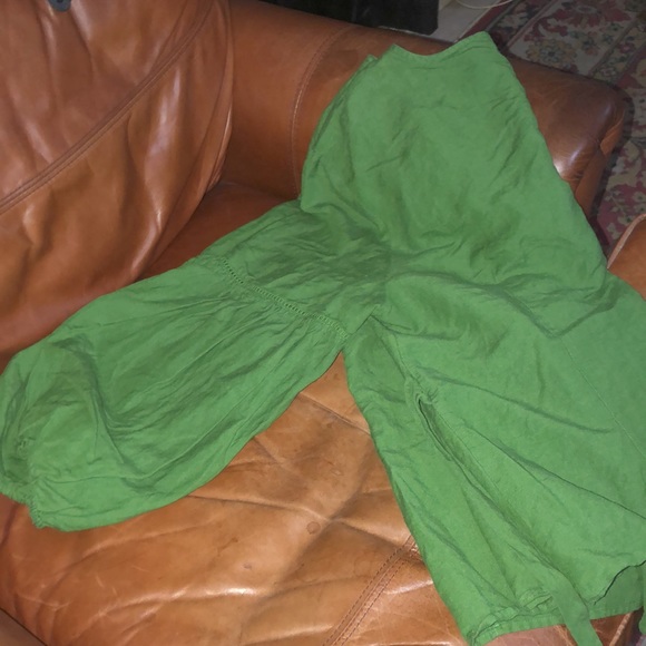 Ashley Stewart Beautiful Linen wrap shirt - Picture 3 of 3